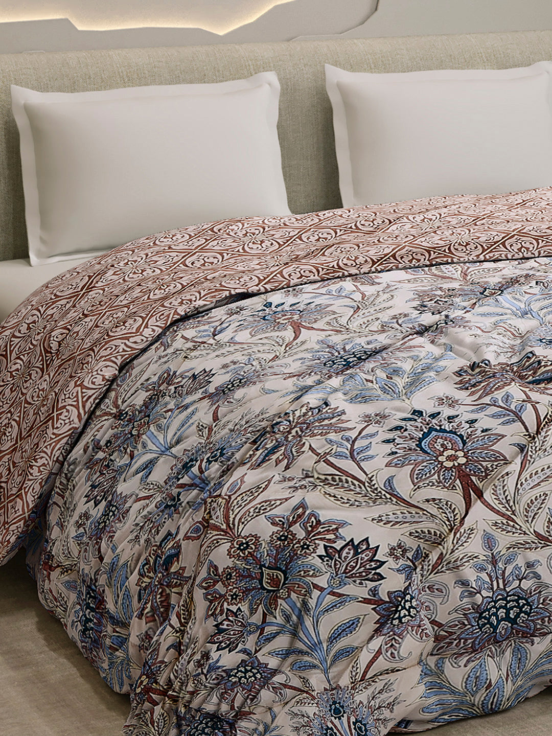 Printed Double Bed 3 Ply Comforter for AC Room - (Marvella)
