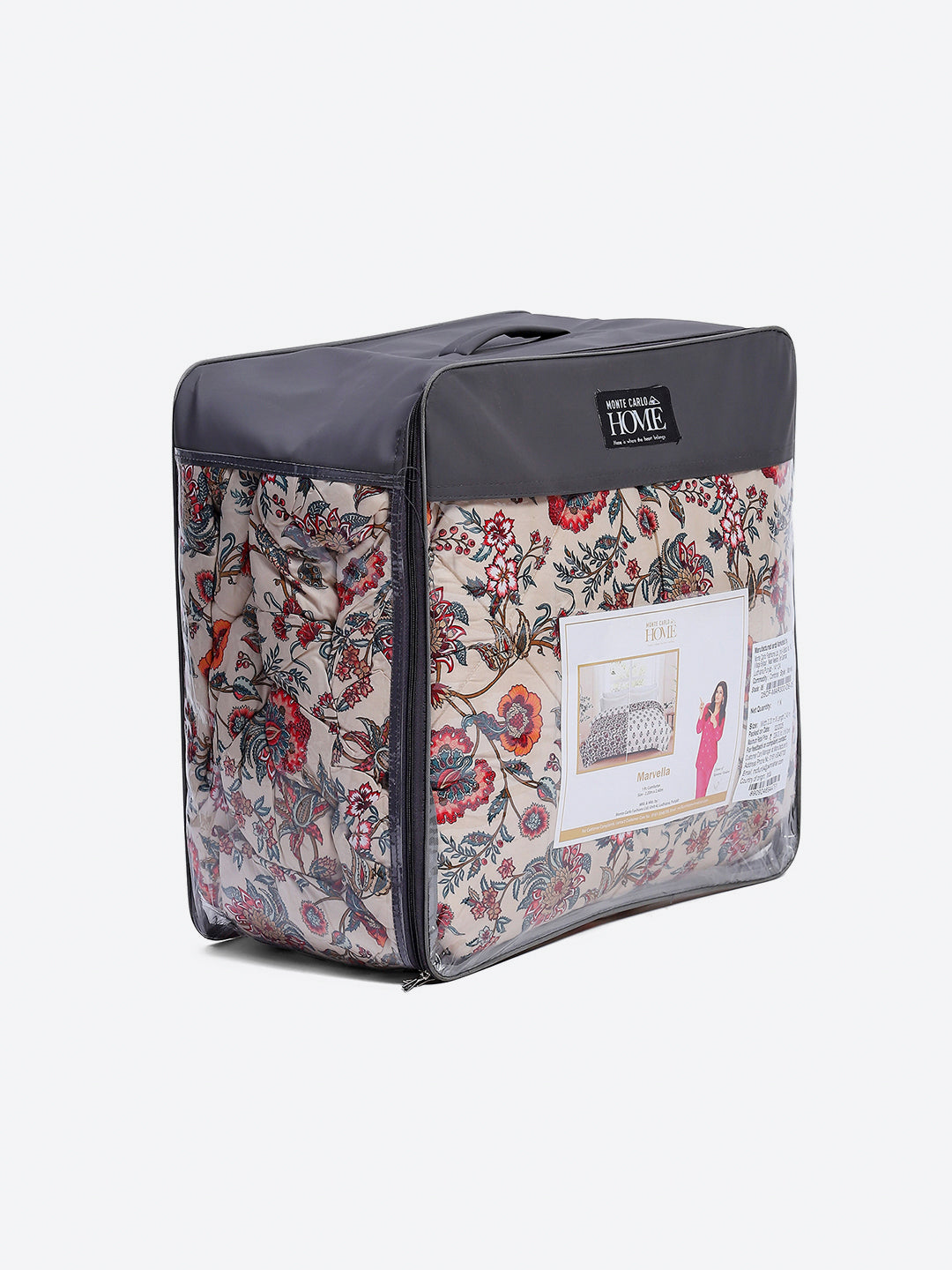 Printed Double Bed 3 Ply Comforter for AC Room - (Marvella)