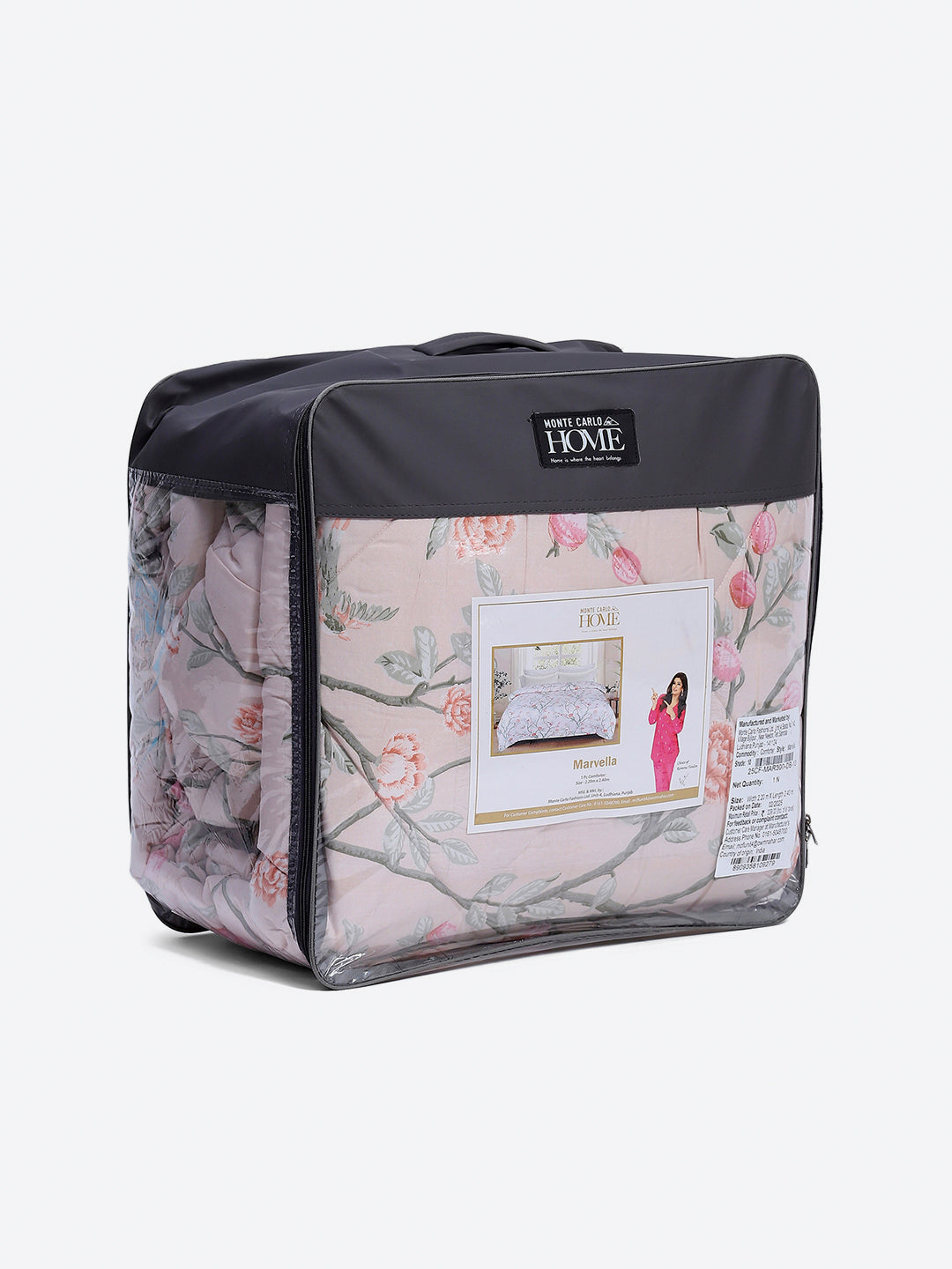 Printed Double Bed 3 Ply Comforter for AC Room - (Marvella)