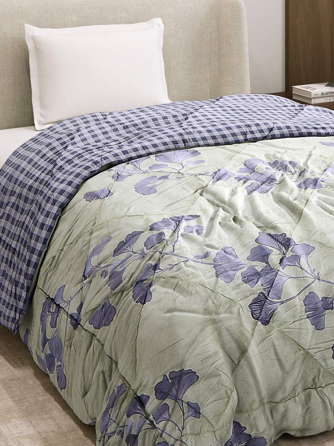 Printed Single Bed 3 Ply Comforter for AC Room - (Marvella)