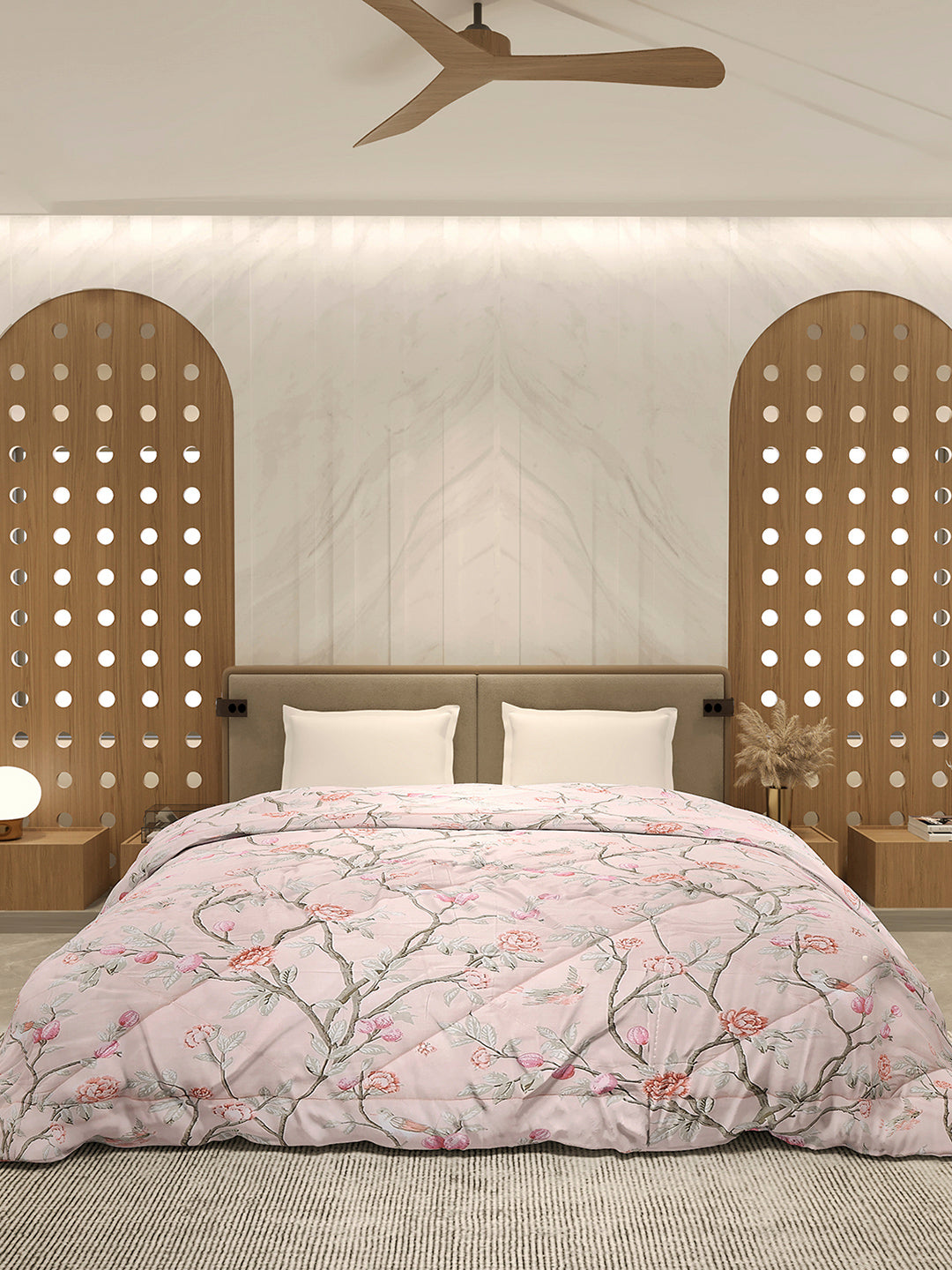 Printed Double Bed 3 Ply Comforter for AC Room - (Marvella)