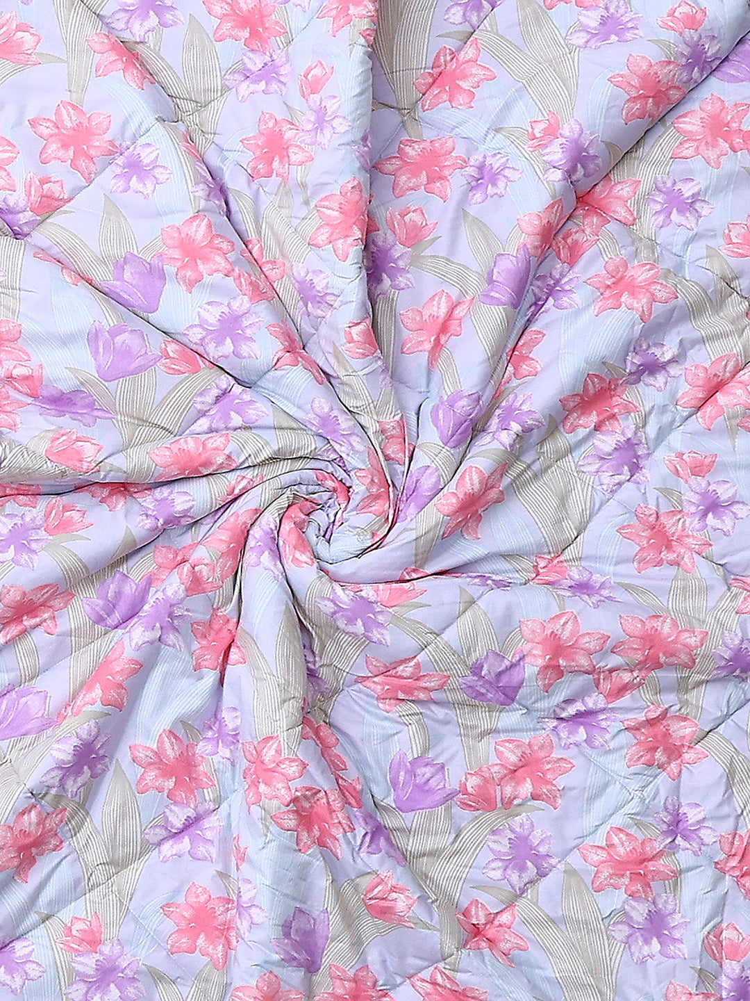 Printed Single Bed 3 Ply Comforter for AC Room - (Marvella)