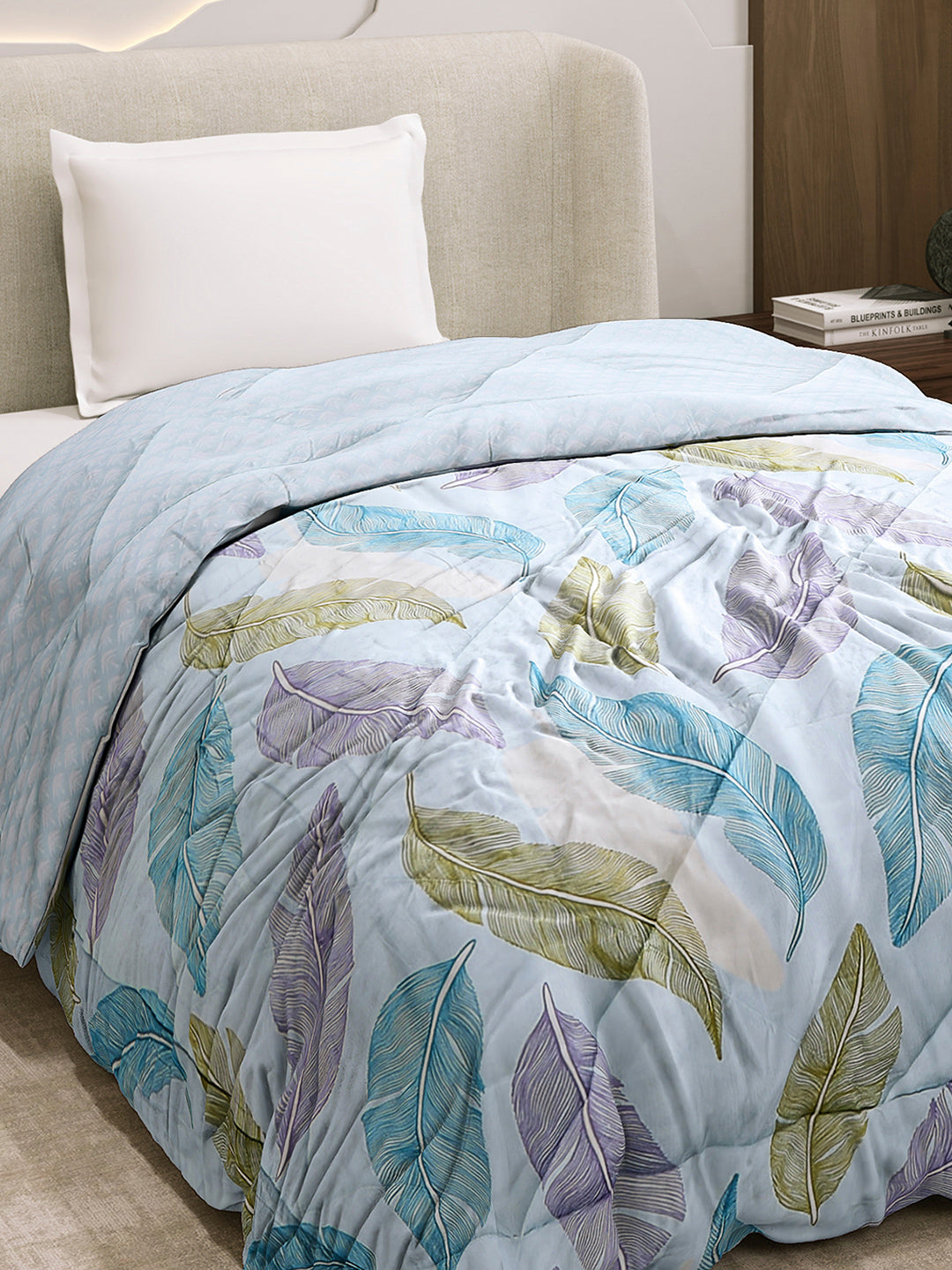 Printed Single Bed 3 Ply Comforter for AC Room - (Marvella)