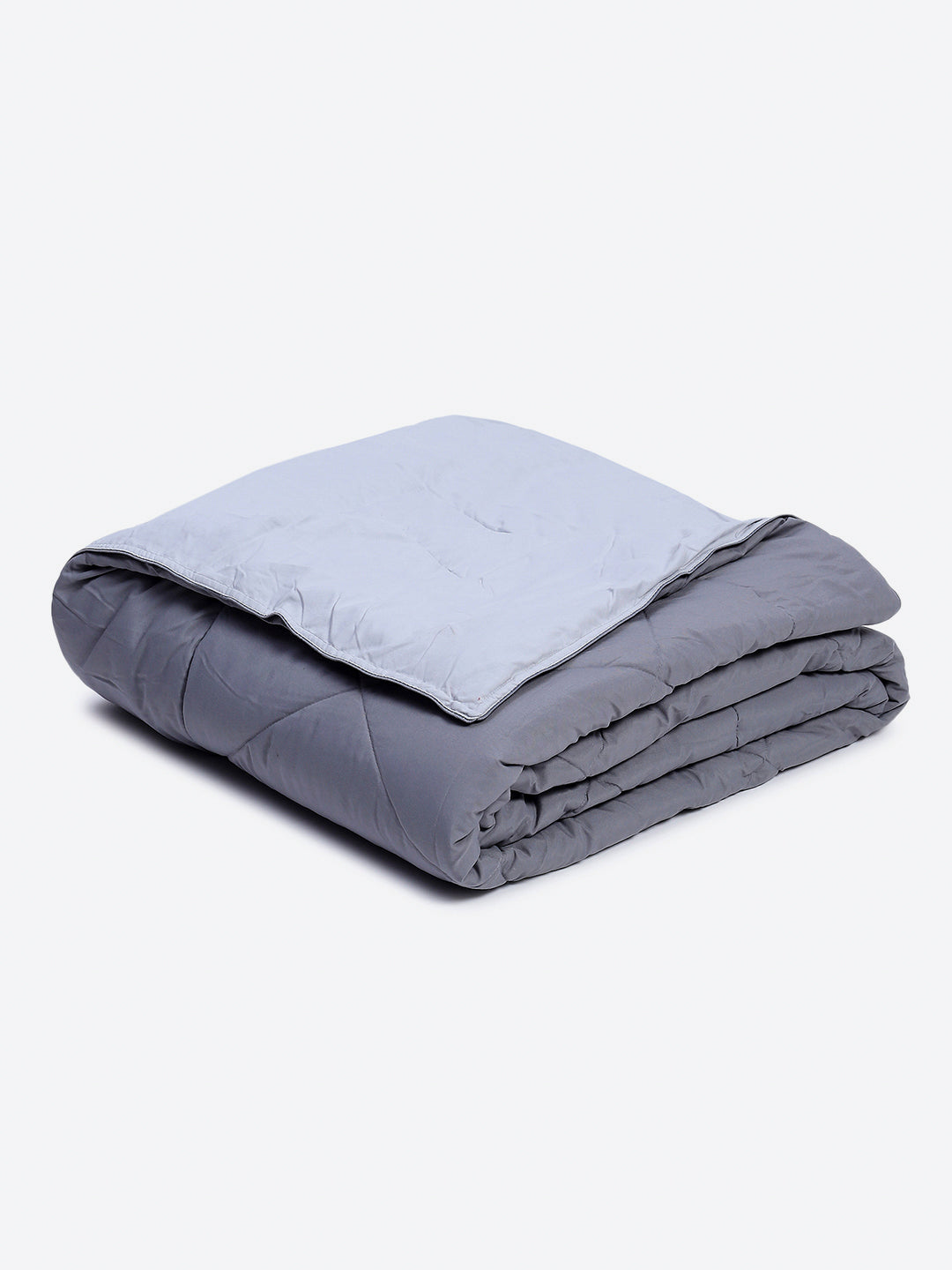 Solid Double Bed 3 Ply Comforter for AC Room - (Melange)