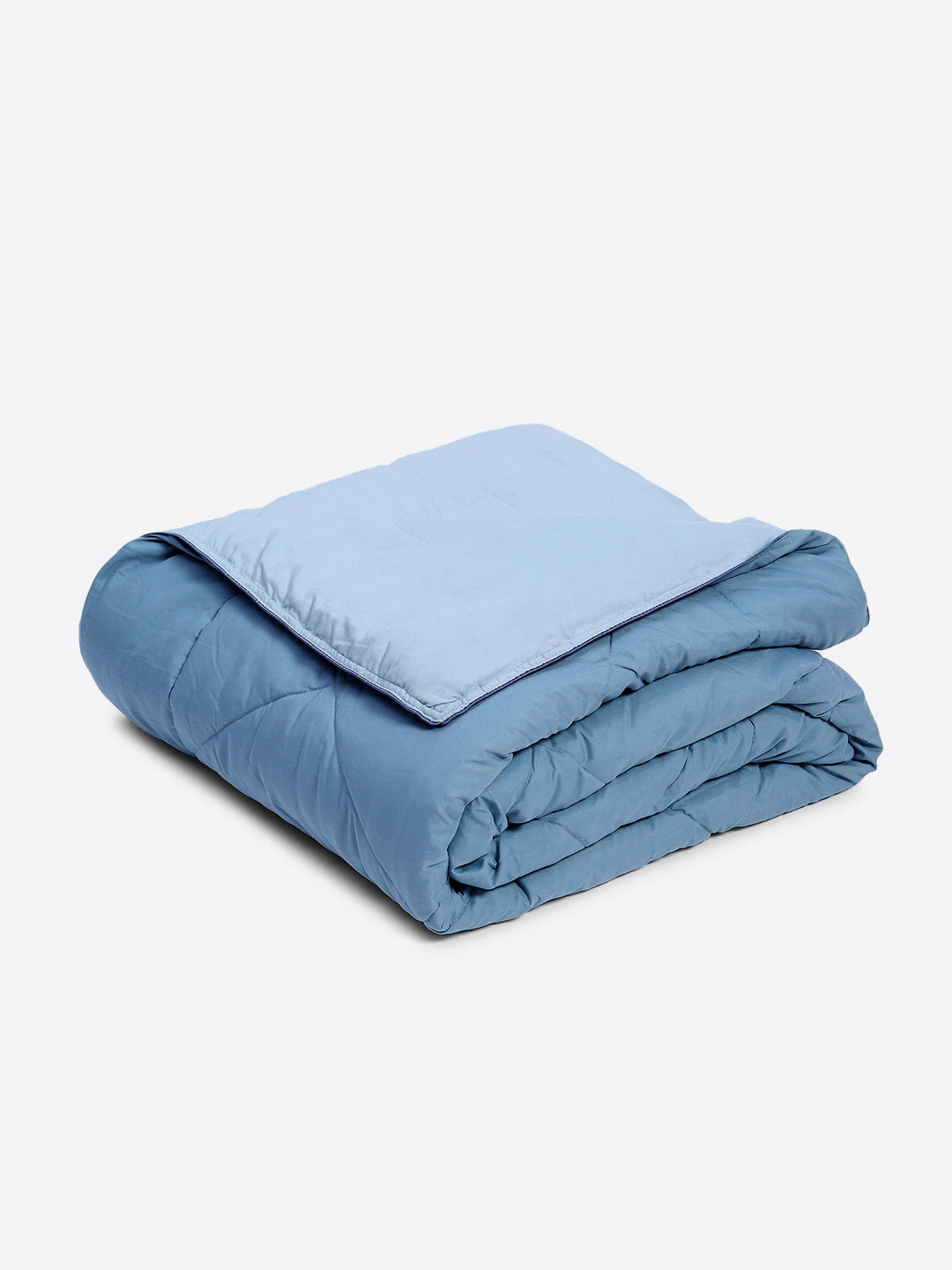 Solid Double Bed 3 Ply Comforter for AC Room - (Melange)