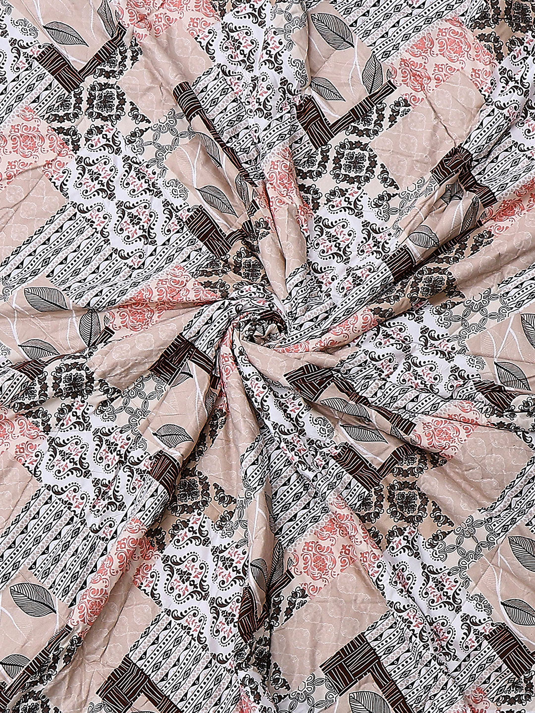 Printed Double Bed 3 Ply Comforter for AC Room - (Sanskriti)