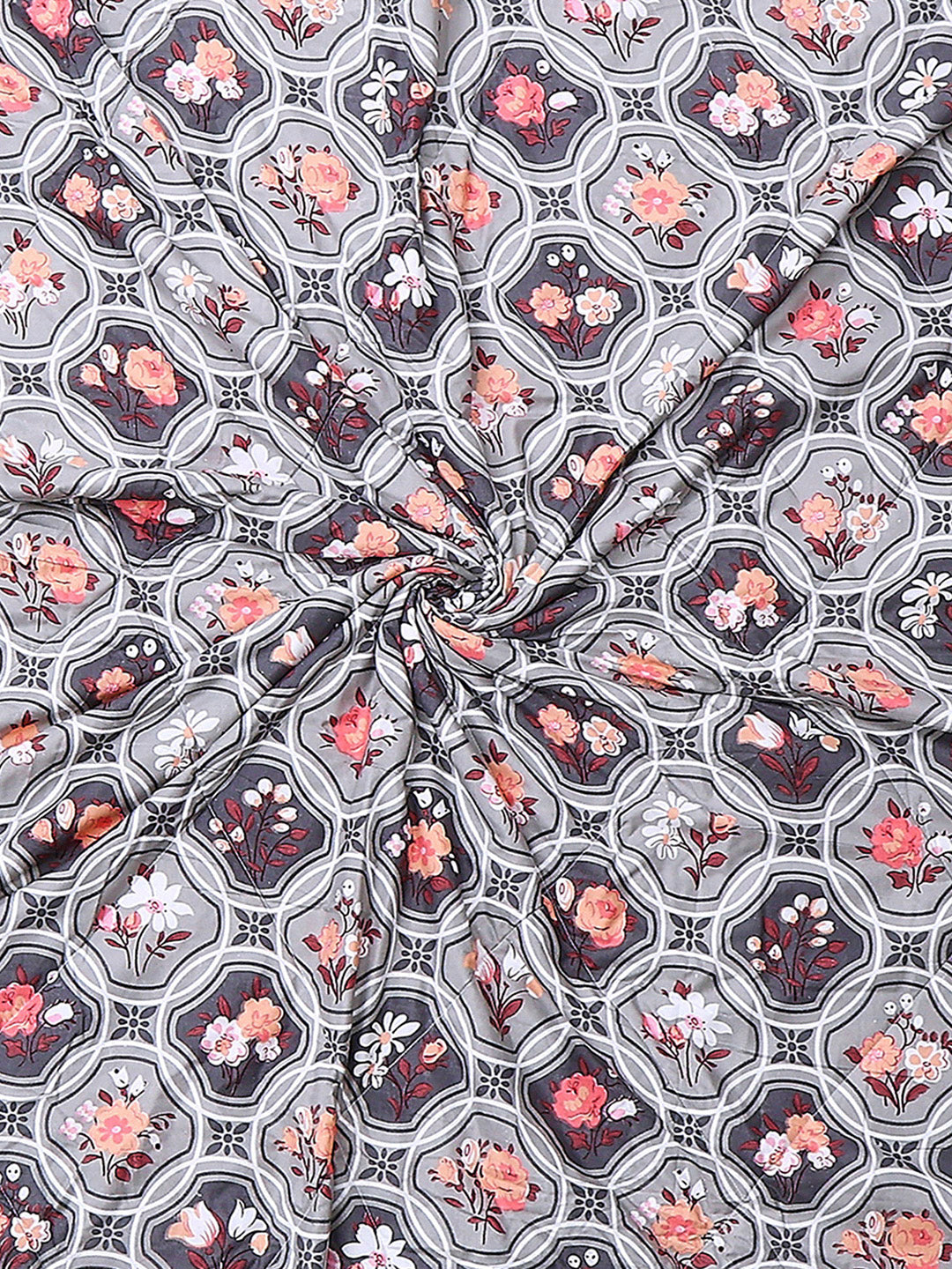 Printed Double Bed 3 Ply Comforter for AC Room - (Sanskriti)