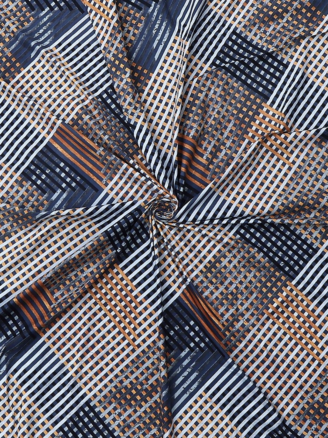 Printed Double Bed 130 GSM 4 Pc Bedding Set (1 Bedsheet, 1 AC Comforter & 2 Pillow Cover)