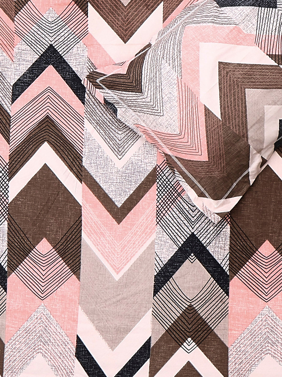 Printed Double Bed 130 GSM 4 Pc Bedding Set (1 Bedsheet, 1 AC Comforter & 2 Pillow Cover)