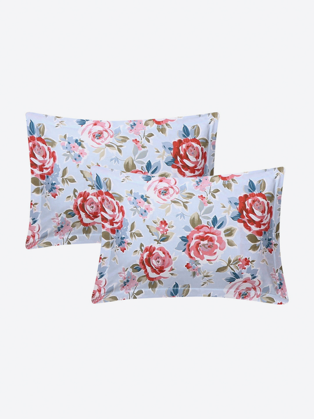 Printed Double Bed 130 GSM 4 Pc Bedding Set (1 Bedsheet, 1 AC Comforter & 2 Pillow Cover)