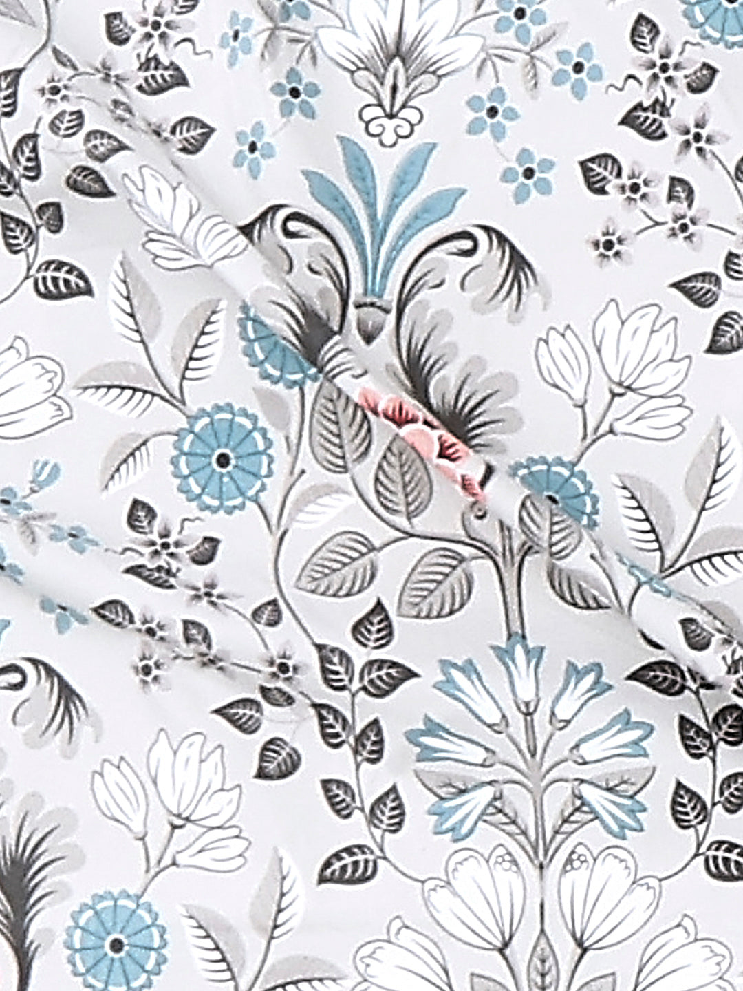 Printed Double Bed 130 GSM 4 Pc Bedding Set (1 Bedsheet, 1 AC Comforter & 2 Pillow Cover)