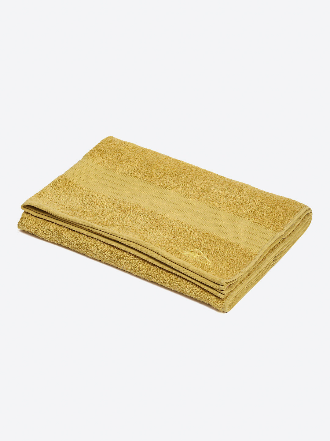 Yellow Cotton Solid 400 GSM Car Towel (Jazz)