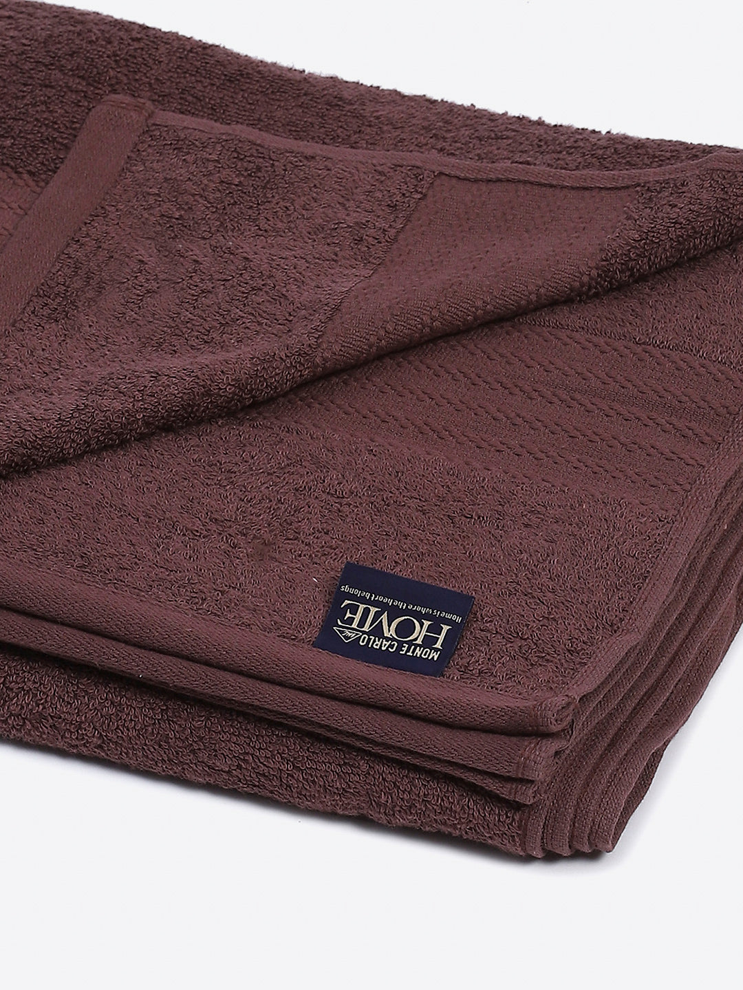 Brown Cotton Solid 400 GSM Car Towel (Jazz)