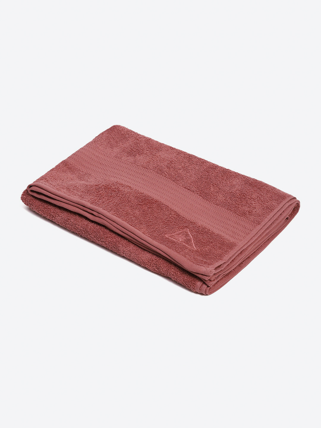 Mauve Cotton Solid 400 GSM Car Towel (Jazz)