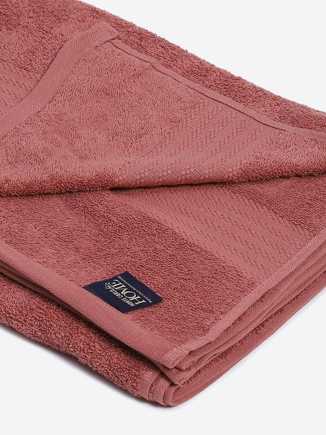 Mauve Cotton Solid 400 GSM Car Towel (Jazz)