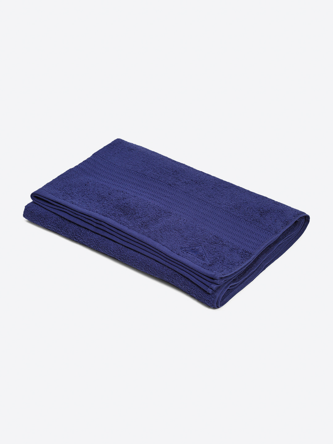 Royal Blue Cotton Solid 400 GSM Car Towel (Jazz)
