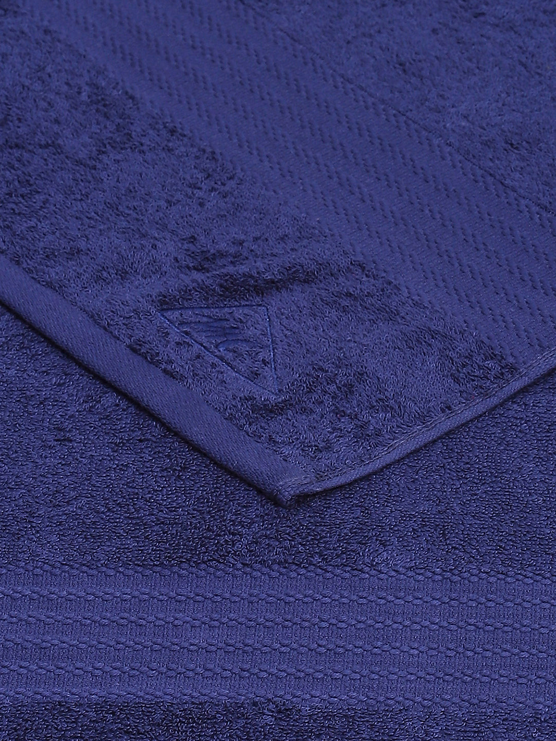 Royal Blue Cotton Solid 400 GSM Car Towel (Jazz)
