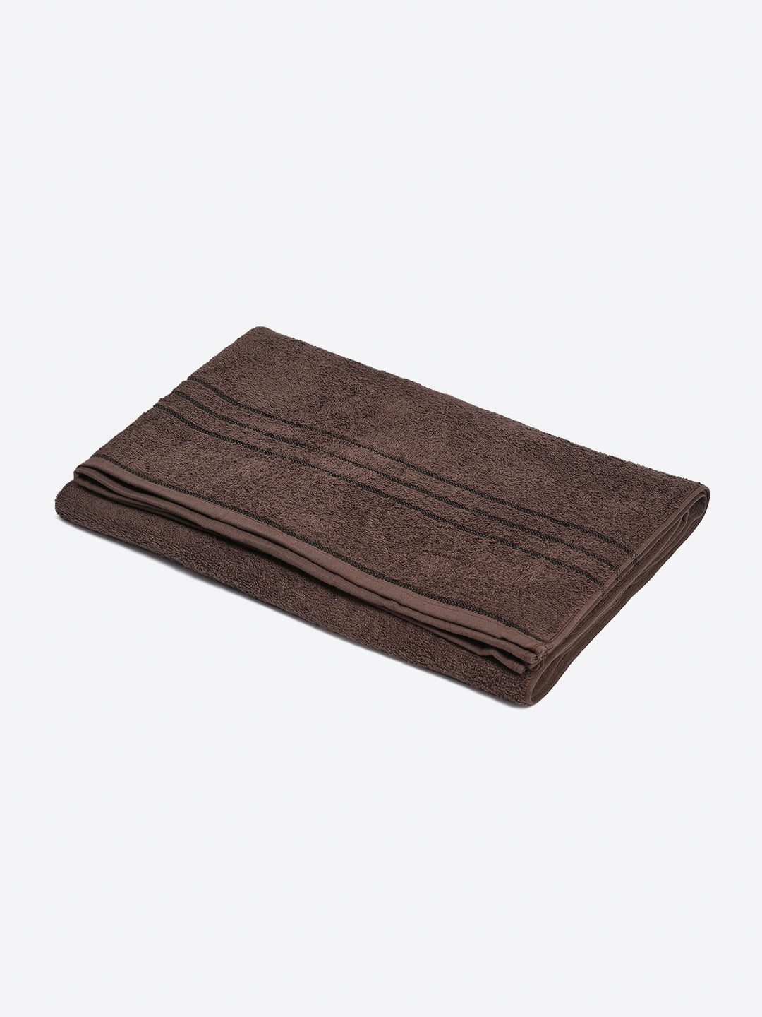 Brown Cotton Solid 350 GSM Car Towel (Soho)