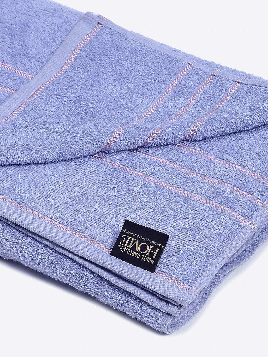 Purple Cotton Solid 350 GSM Car Towel (Soho)