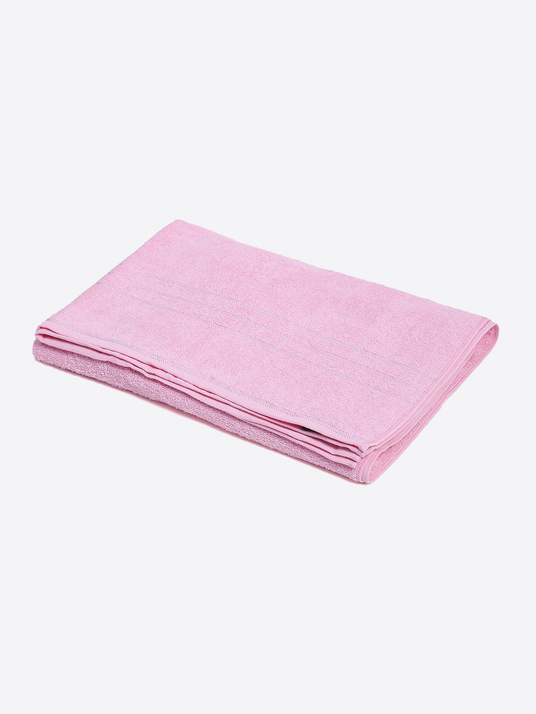 Light Pink Cotton Solid 350 GSM Car Towel (Soho)
