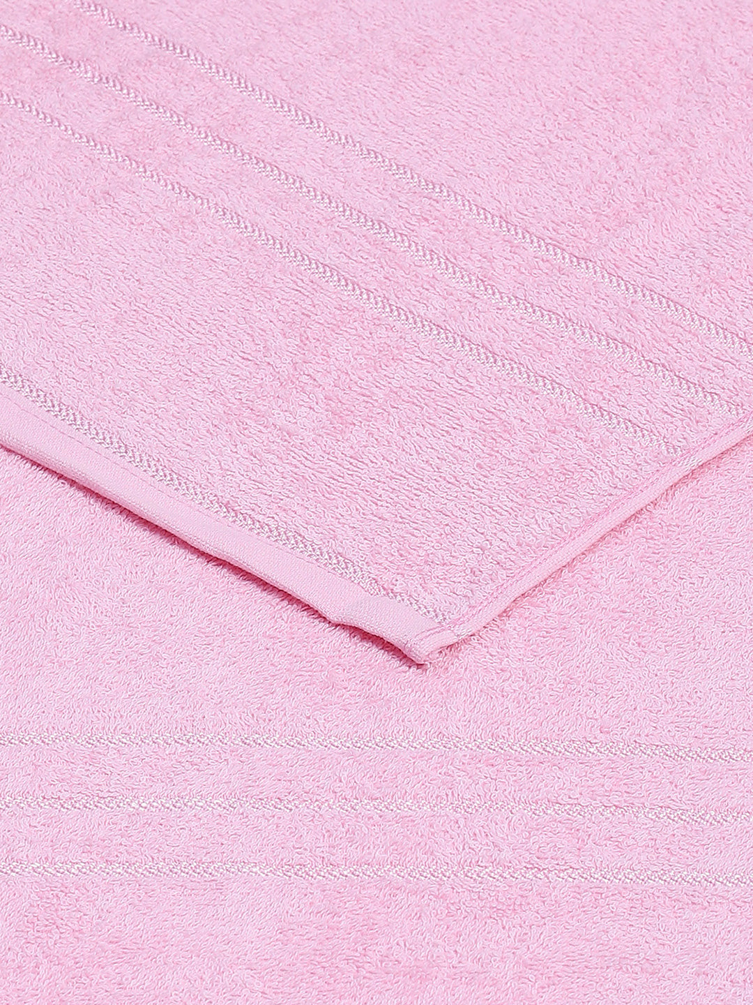 Light Pink Cotton Solid 350 GSM Car Towel (Soho)