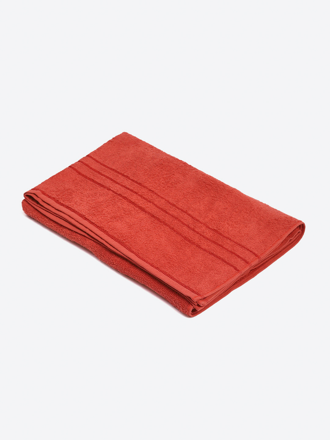 Red Cotton Solid 350 GSM Car Towel (Soho)