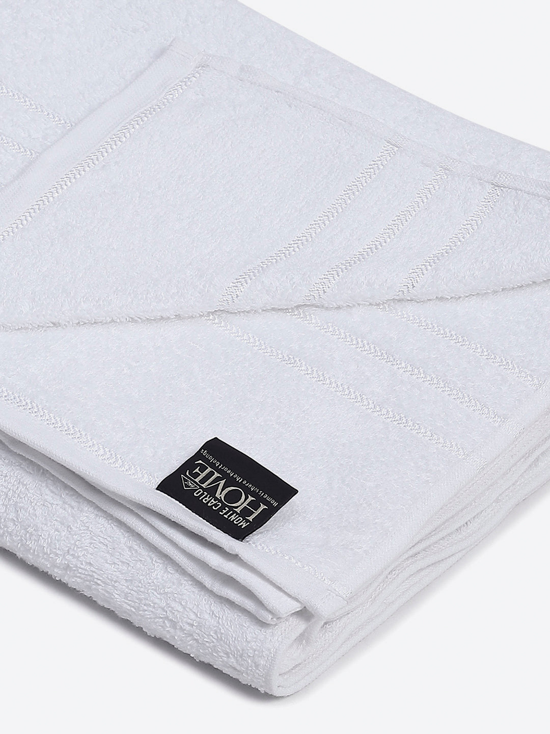 White Cotton Solid 350 GSM Car Towel (Soho)