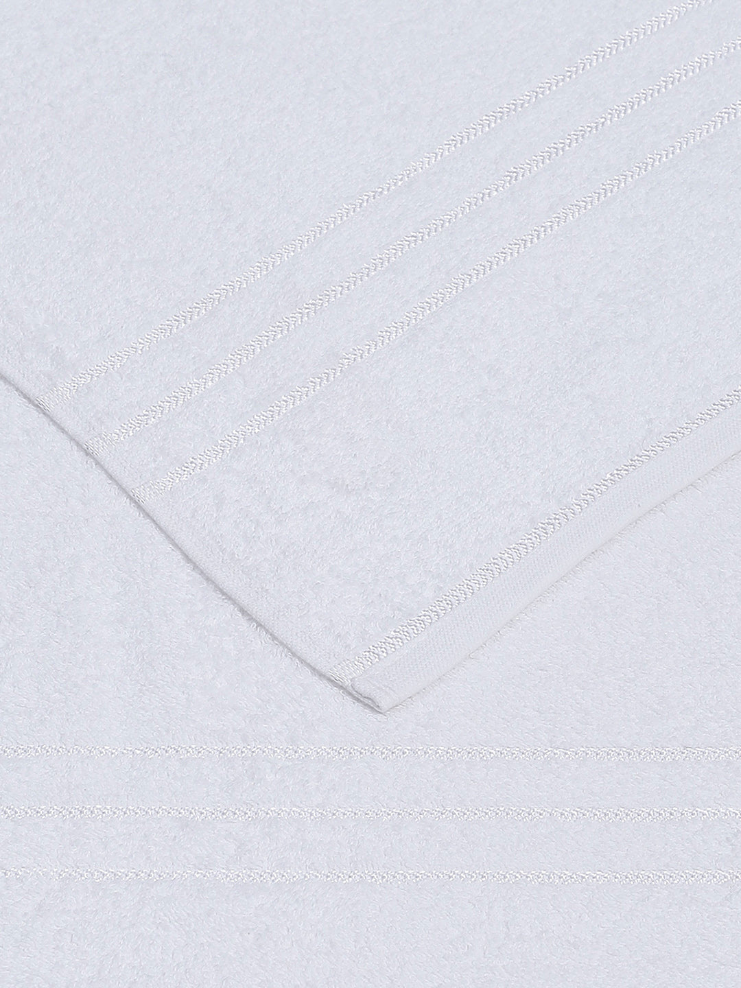 White Cotton Solid 350 GSM Car Towel (Soho)