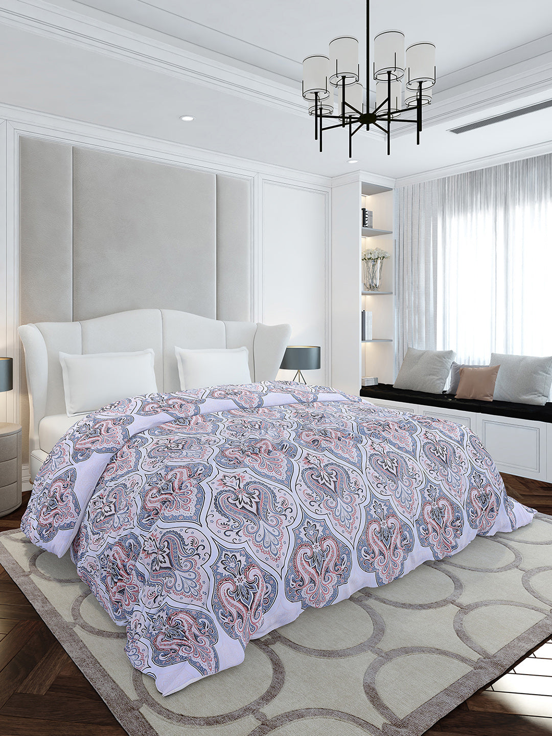 Printed Double Bed 210 GSM Duvet Cover - (Ecoease)