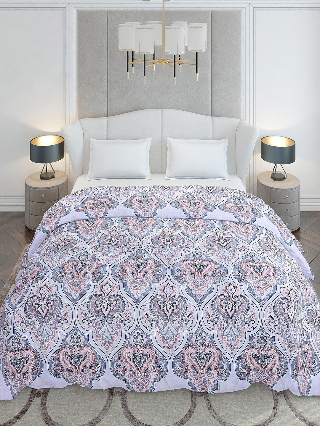 Printed Double Bed 210 GSM Duvet Cover - (Ecoease)