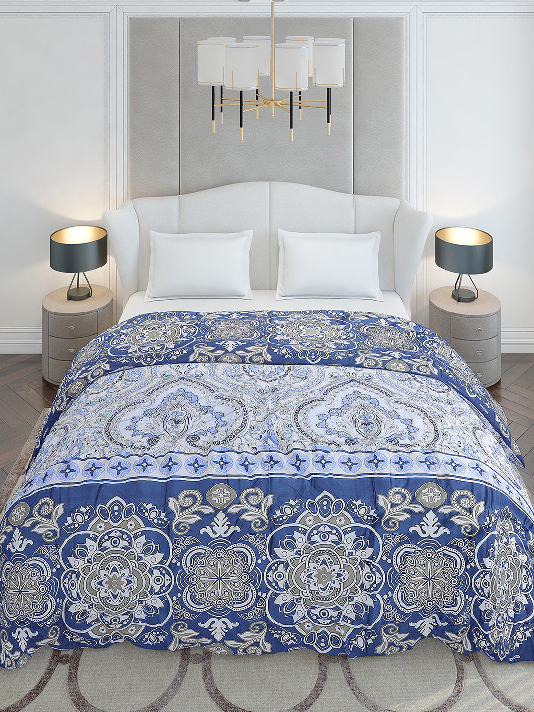 Printed Double Bed 210 GSM Duvet Cover - (Ecoease)