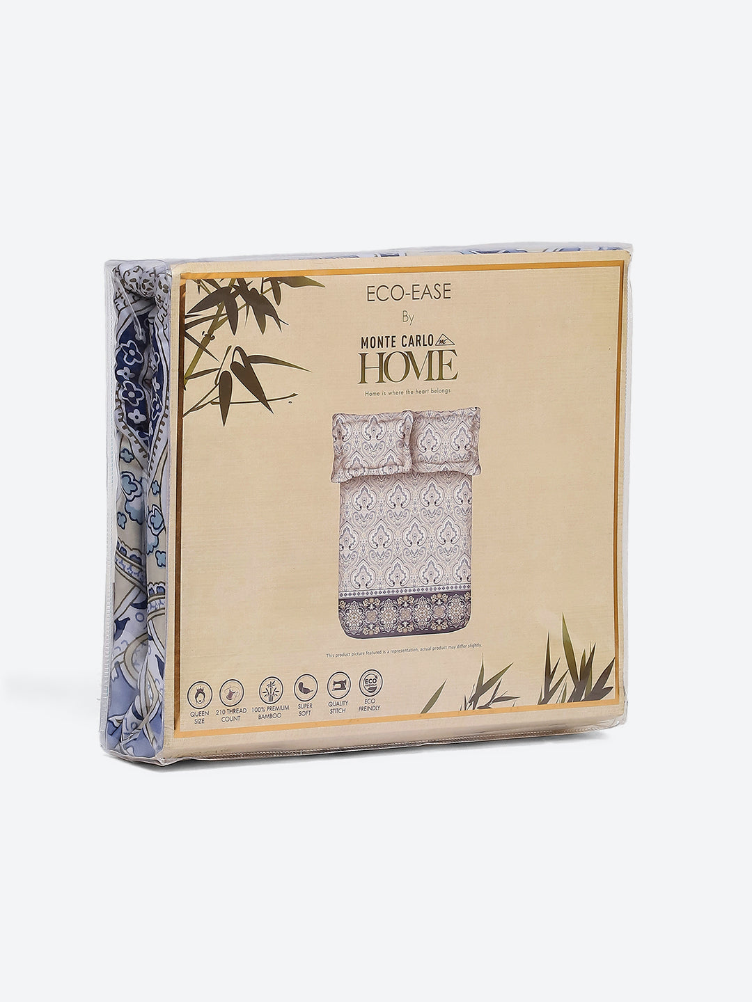 Printed Double Bed 210 GSM Duvet Cover - (Ecoease)