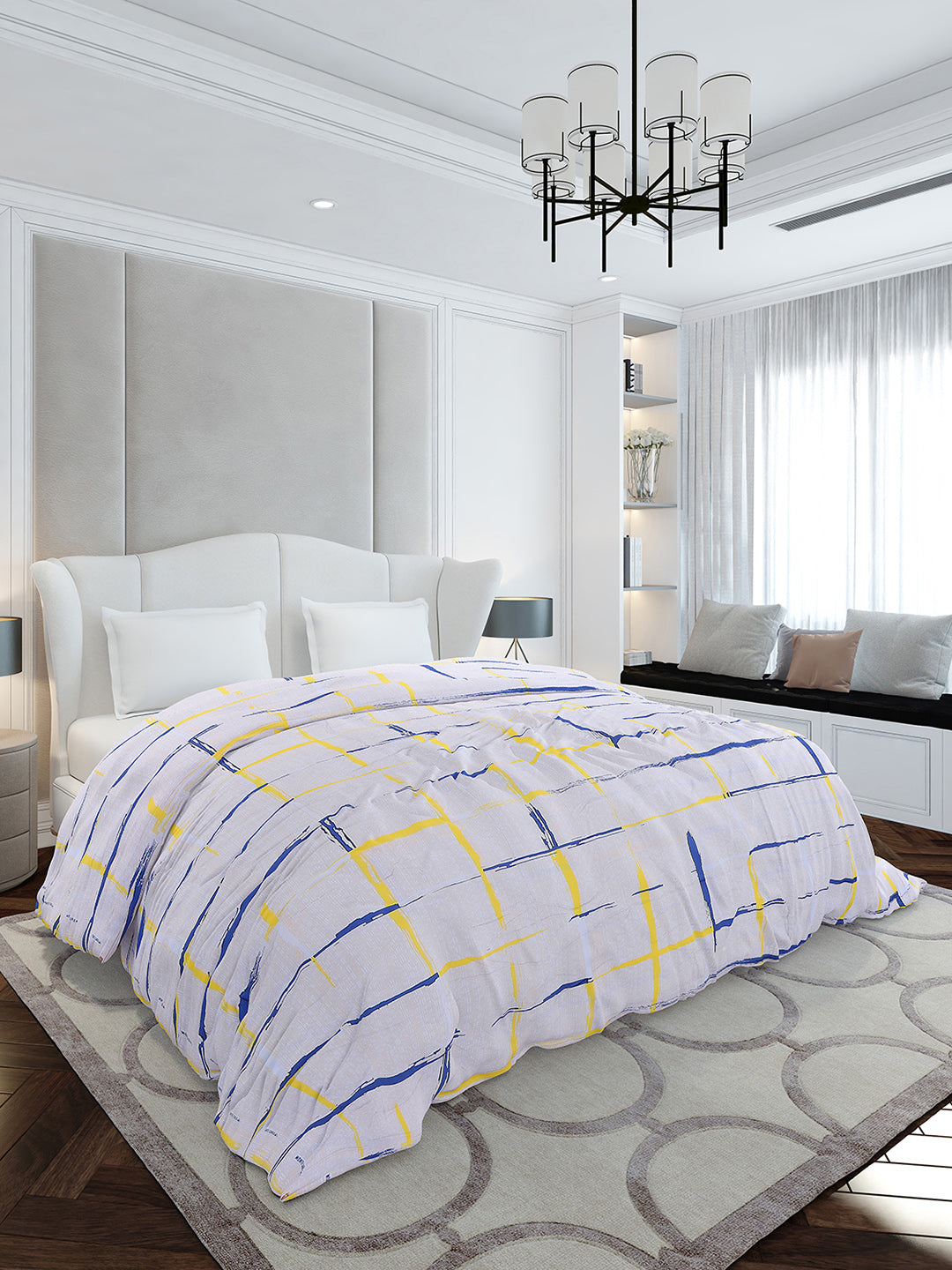 Printed Double Bed 210 GSM Duvet Cover - (Ecoease)