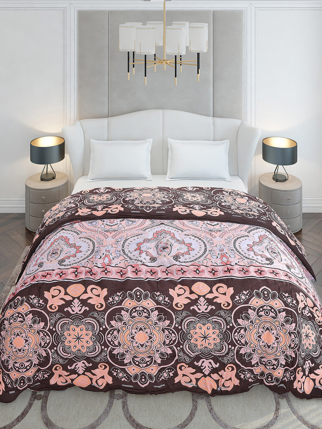 Printed Double Bed 210 GSM Duvet Cover - (Ecoease)