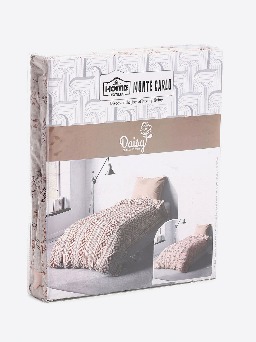 Floral Print Single Bed 150 GSM Dohar for Mild Winter - (Daisy)