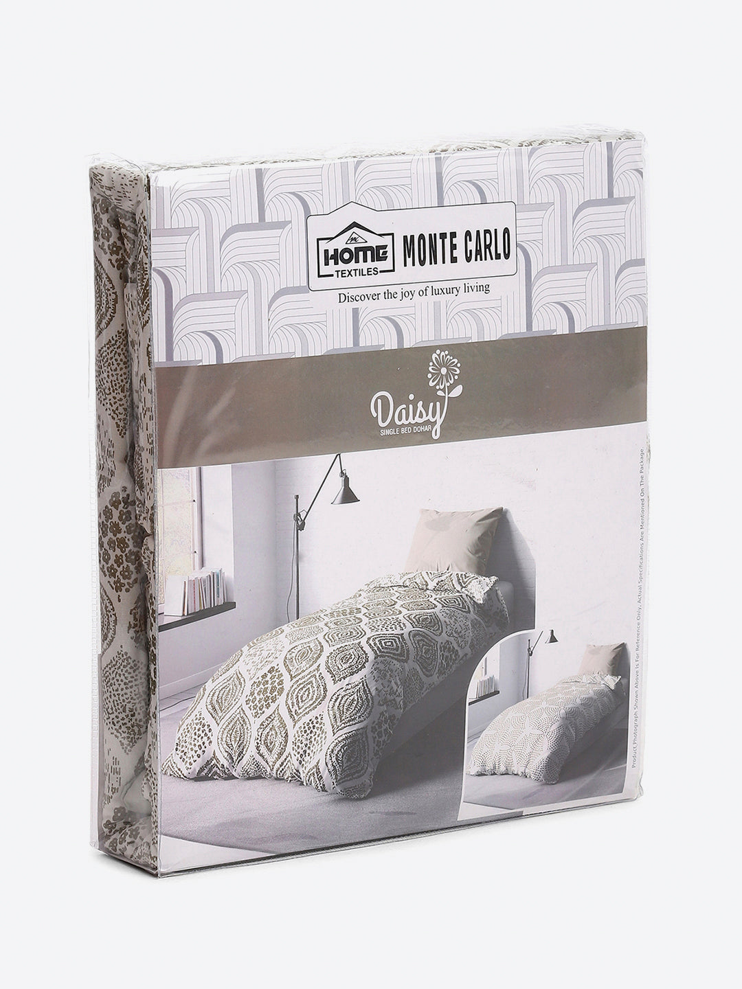 Floral Print Single Bed 150 GSM Dohar for Mild Winter - (Daisy)