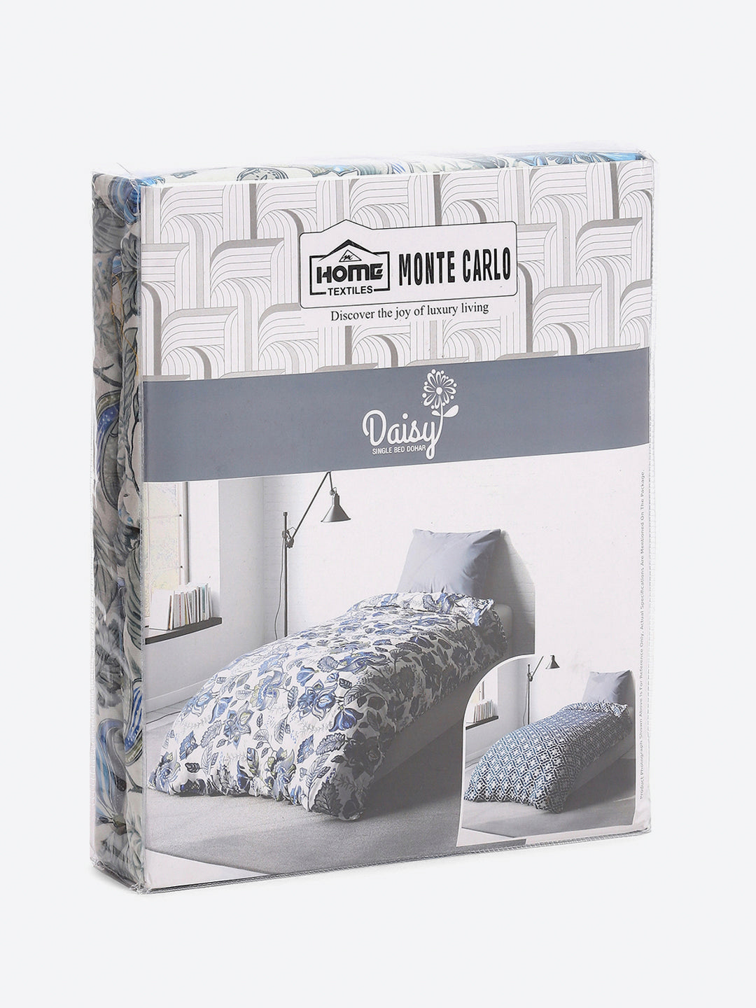 Floral Print Single Bed 150 GSM Dohar for Mild Winter - (Daisy)