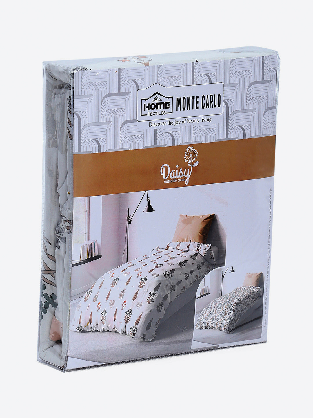 Printed Single Bed 1 Ply Dohar for Mild Winter - (Daisy)