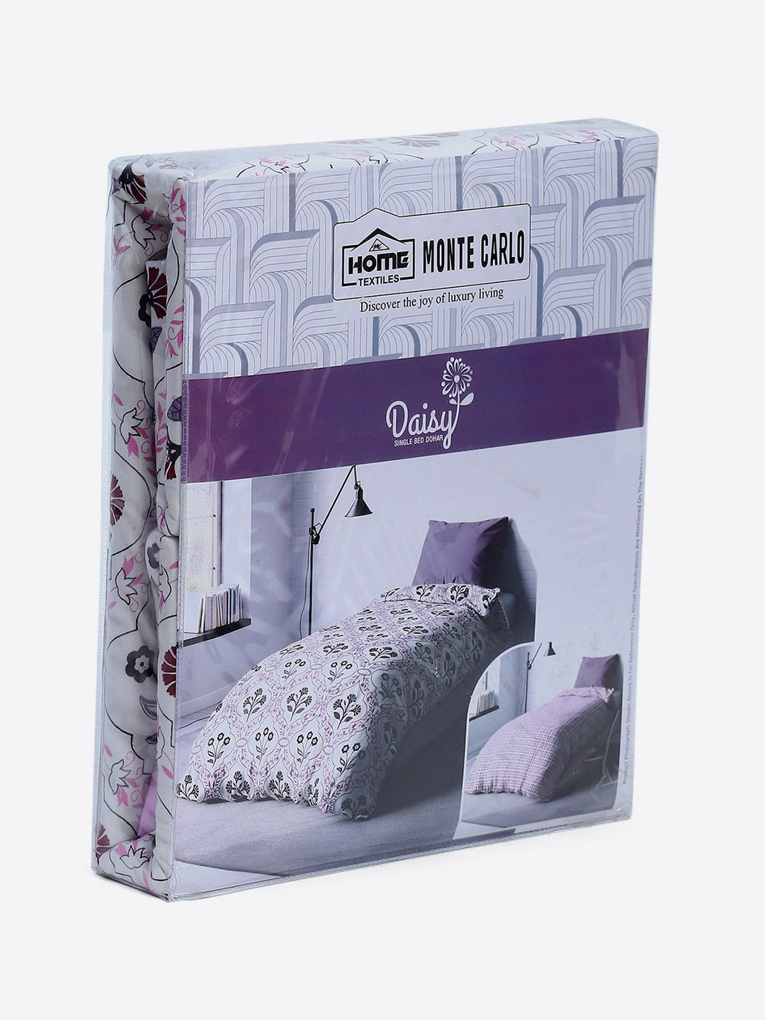 Printed Single Bed 1 Ply Dohar for Mild Winter - (Daisy)