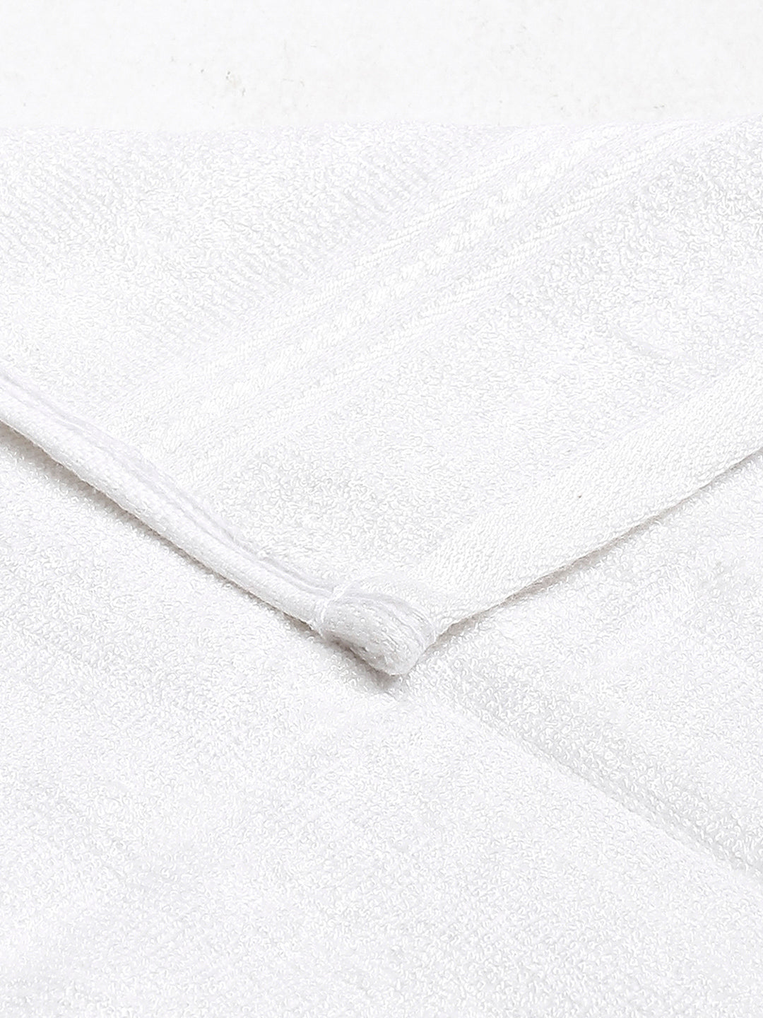 White Cotton Solid 600 GSM Face Towel (Pack of 4)