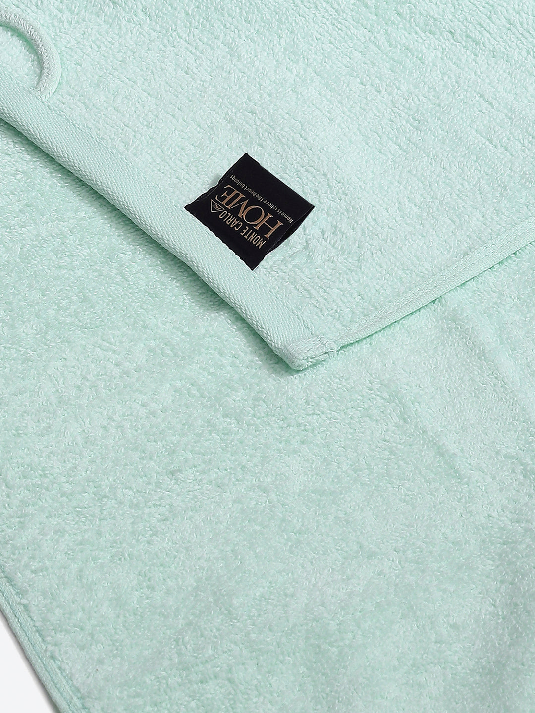 Sea Green Cotton Solid 350 GSM Hand Towel (Pack of 2)