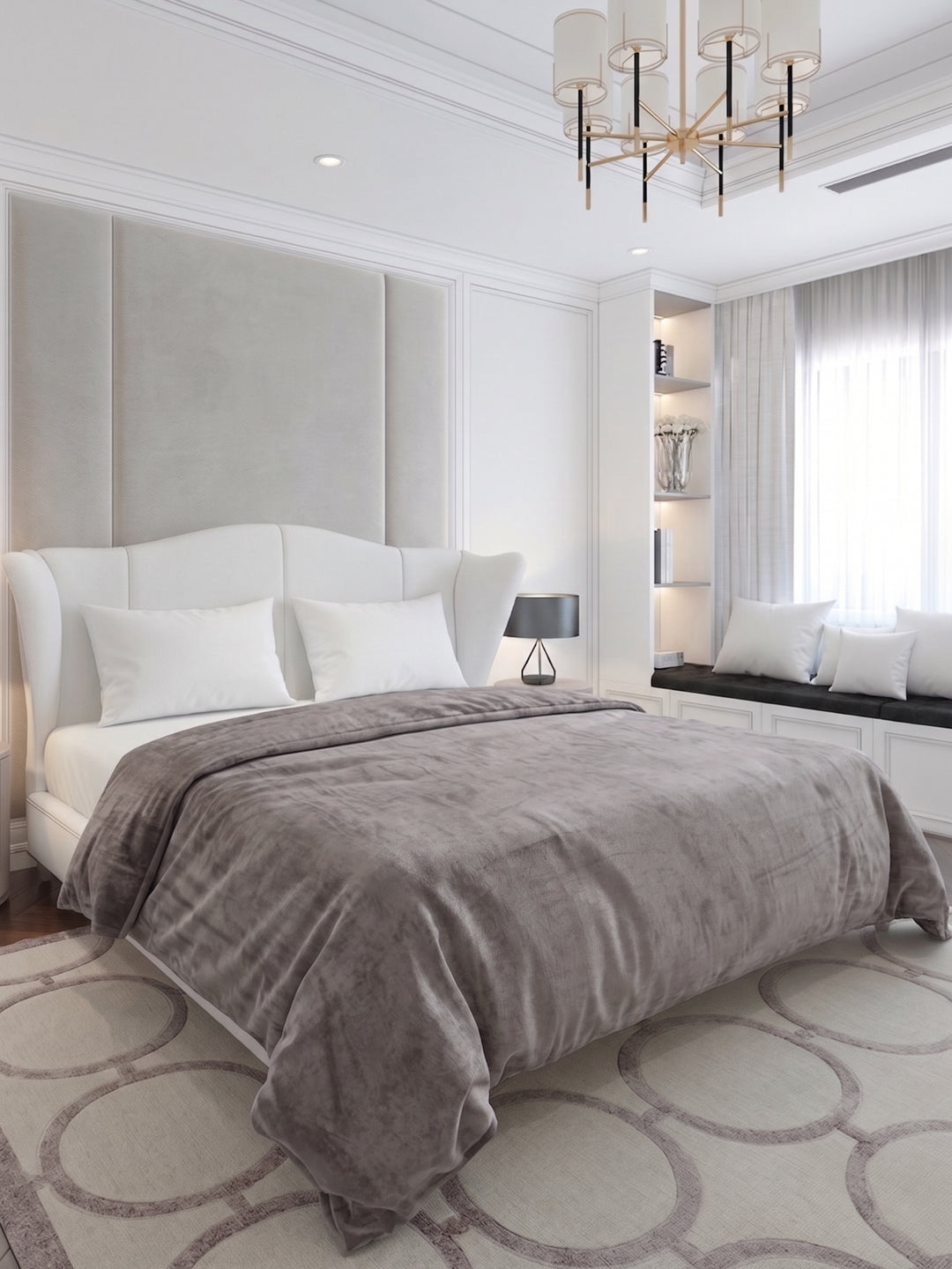 Double Bed 2 Ply 420 GSM Blanket for Winter (Comfort Layer), Weight 2.2 kg