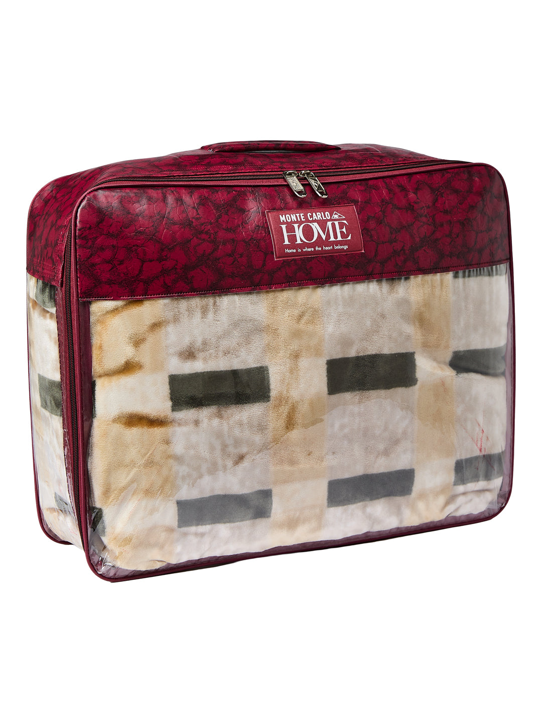 Printed Single Bed 2 Ply 850 GSM Blanket for Winter (Alaba), Weight 3 kg