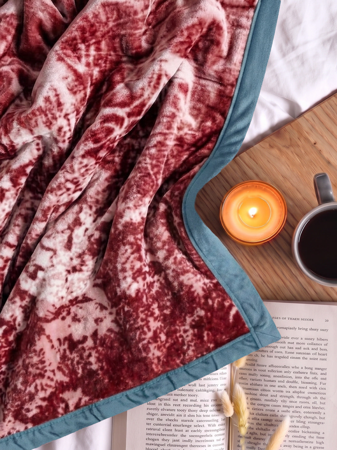 Printed Single Bed 2 Ply 850 GSM Blanket for Winter (Alaba), Weight 3 kg