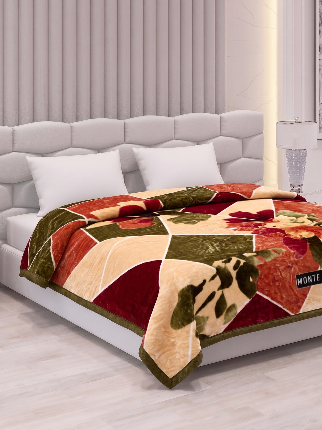 Printed Double Bed 2 Ply 850 GSM Blanket for Winter (Champion), Weight 4.5 kg