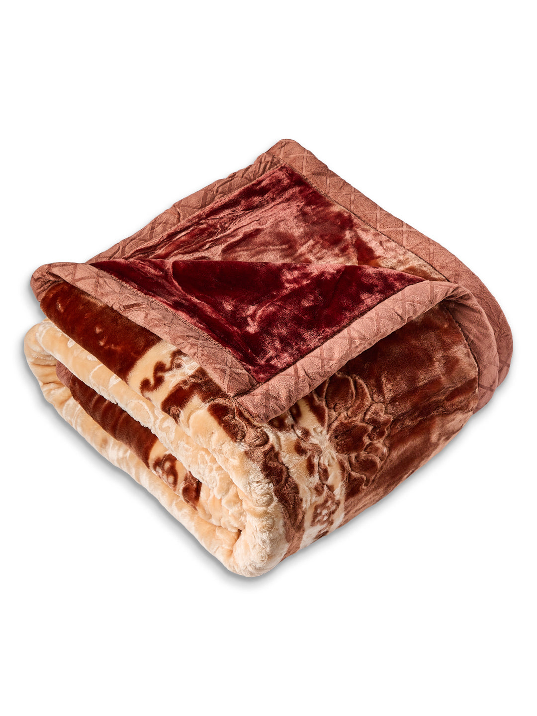 Printed Double Bed 2 Ply 850 GSM Blanket for Winter (Champion), Weight 4.5 kg