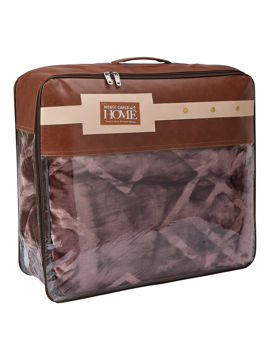 Printed Double Bed 2 Ply 850 GSM Blanket for Winter (Crystal), Weight 4.5 kg