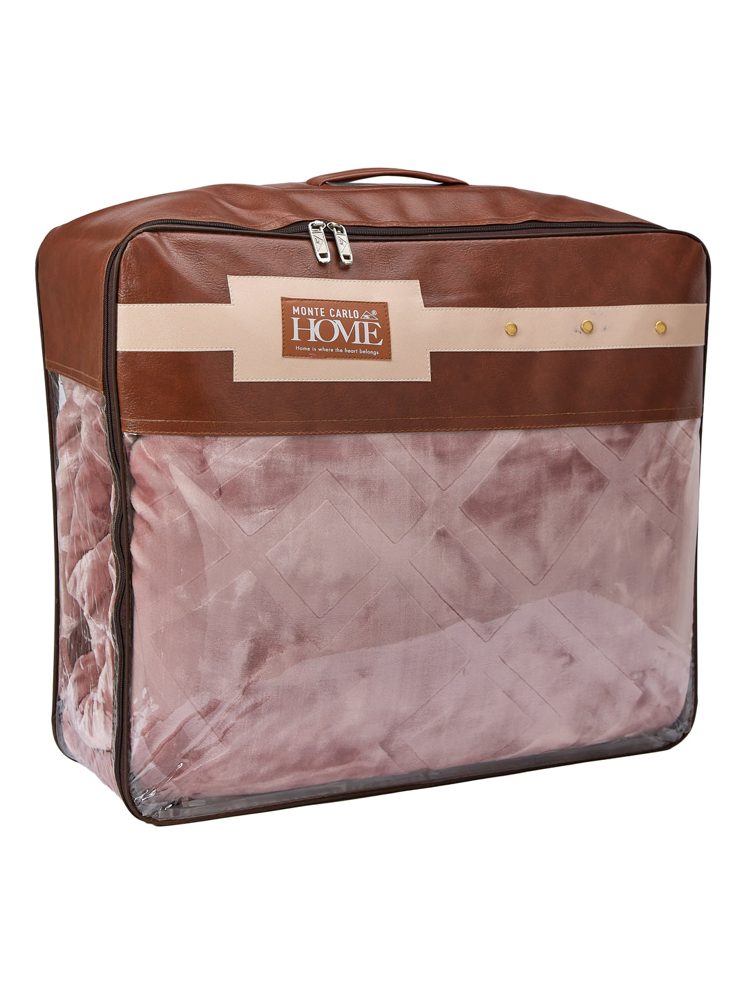 Printed Double Bed 2 Ply 850 GSM Blanket for Winter (Crystal), Weight 4.5 kg