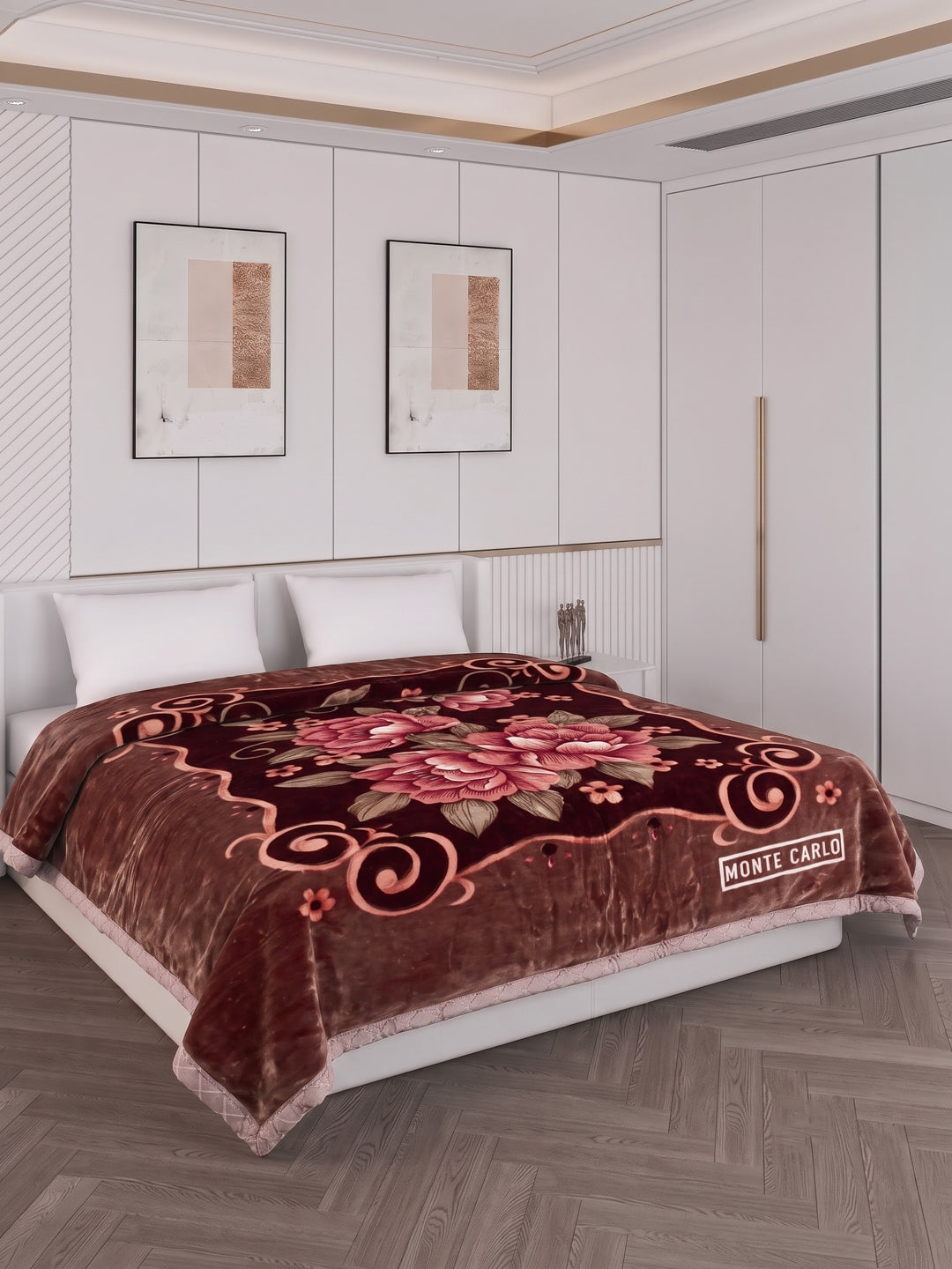 Printed Double Bed 2 Ply 850 GSM Blanket for Winter (Dabang), Weight 4.5 kg