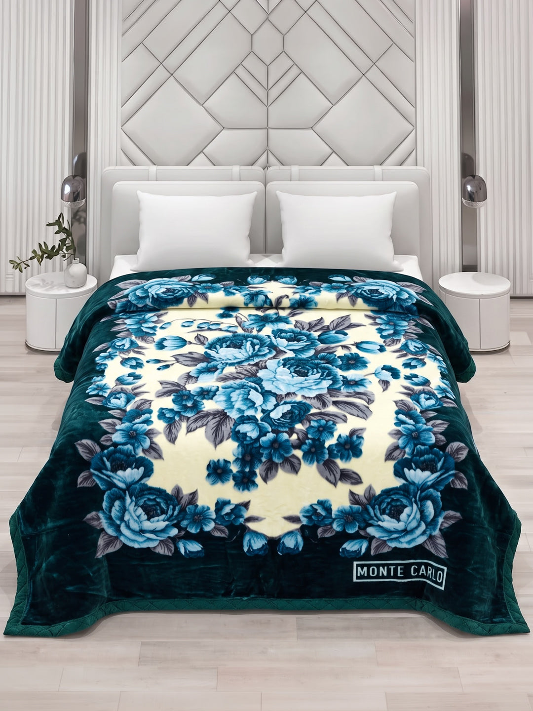 Printed Double Bed 2 Ply 850 GSM Blanket for Winter (Dabang), Weight 4.5 kg